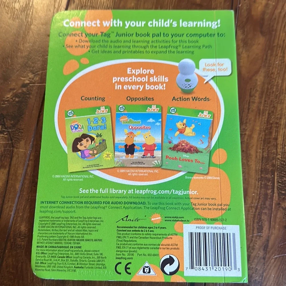 LeapFrog Tag Junior Ni Hao Kai-Lan Share Share Share Mandarin Chinese Book